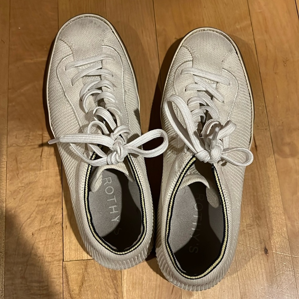 Rothy’s canvas shoe sz 9